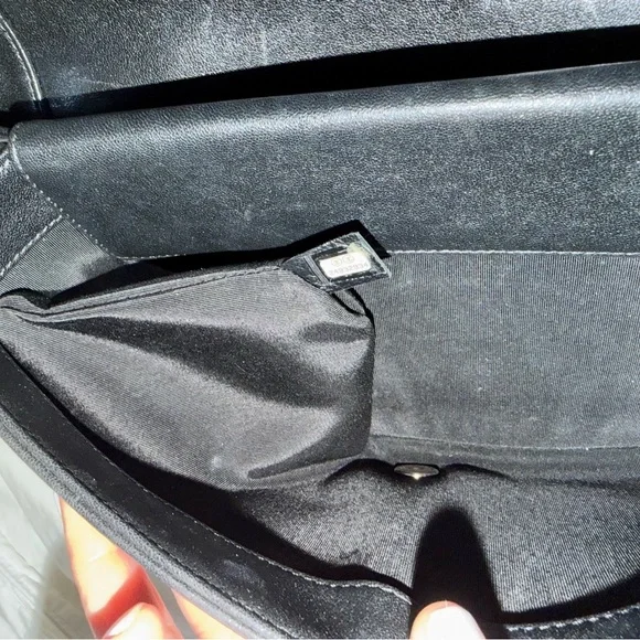 Chanel Mademoiselle Flap Clutch Chevron Sheepskin - Picture 4 of 5